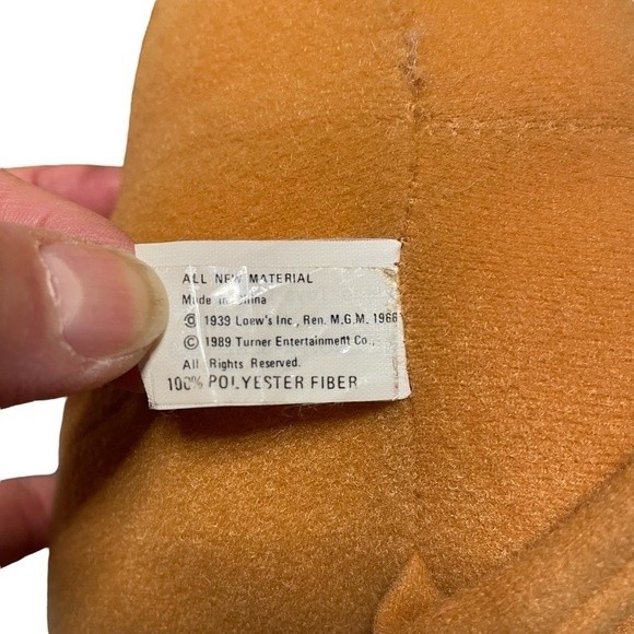 Cowardly Lion Wizard of Oz Vintage Plush Stuffed Animal Courage - Picture 4 of 8